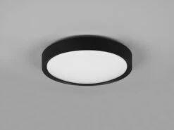 Trio Leuchten LED Deckenleuchte 2er Set In Schwarz Matt Ø 33cm, IP44 - Badlampen -Licht Verkoop led deckenleuchte 2er set in schwarz matt 33cm ip4 5