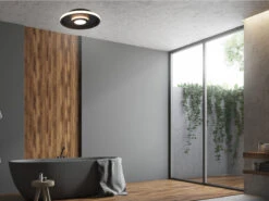 Trio Leuchten LED Deckenleuchte 2er Set Schwarz Matt Ø 30cm Mit Switch Dimmer, IP44 -Licht Verkoop led deckenleuchte 2er set schwarz matt 30cm mit sw 4