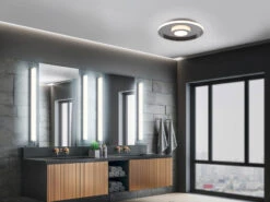 Trio Leuchten LED Deckenleuchte 2er Set Silber Chrom Ø 30cm Mit Switch Dimmer, IP44 14 Trio Leuchten LED Deckenleuchte 2er Set Silber Chrom Ø 30cm Mit Switch Dimmer, IP44 -Licht Verkoop led deckenleuchte 2er set silber chrom 30cm mit sw 4