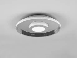 Trio Leuchten LED Deckenleuchte 2er Set Silber Chrom Ø 30cm Mit Switch Dimmer, IP44 18 Trio Leuchten LED Deckenleuchte 2er Set Silber Chrom Ø 30cm Mit Switch Dimmer, IP44 -Licht Verkoop led deckenleuchte 2er set silber chrom 30cm mit sw 8