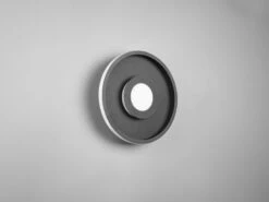 Trio Leuchten LED Deckenleuchte ASCARI, Rund, Schwarz Matt, Ø 30cm, Dimmbar, IP44 -Licht Verkoop led deckenleuchte ascari rund schwarz matt 30cm di 6