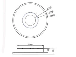 Trio Leuchten LED Deckenleuchte ASCARI, Rund, Silber Chrom, Ø 40cm, Dimmbar, IP44 14 Trio Leuchten LED Deckenleuchte ASCARI, Rund, Silber Chrom, Ø 40cm, Dimmbar, IP44 -Licht Verkoop led deckenleuchte ascari rund silber chrom 40cm di 6