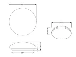 Reality Leuchten LED Deckenleuchte Badleuchte POLLUX Ø27cm Mit Bewegungsmelder & Dämmerungssensor 15 Reality Leuchten LED Deckenleuchte Badleuchte POLLUX Ø27cm Mit Bewegungsmelder & Dämmerungssensor -Licht Verkoop led deckenleuchte badleuchte pollux 27cm mit beweg 6