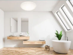 Reality Leuchten LED Deckenleuchte Badleuchte POLLUX Ø37cm Mit Bewegungsmelder & Dämmerungssensor -Licht Verkoop led deckenleuchte badleuchte pollux 37cm mit beweg 2