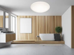 Reality Leuchten LED Deckenleuchte Badleuchte POLLUX Ø37cm Mit Bewegungsmelder & Dämmerungssensor -Licht Verkoop led deckenleuchte badleuchte pollux 37cm mit beweg 3