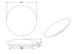 Reality Leuchten LED Deckenleuchte Badleuchte POLLUX Ø37cm Mit Bewegungsmelder & Dämmerungssensor -Licht Verkoop led deckenleuchte badleuchte pollux 37cm mit beweg 7