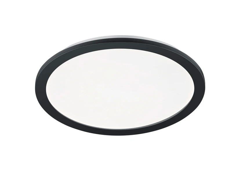 Trio Leuchten LED Deckenleuchte CAMILLA Schwarz Matt Mit Switch Dimmer, Ø 40cm IP44 2 Trio Leuchten LED Deckenleuchte CAMILLA Schwarz Matt Mit Switch Dimmer, Ø 40cm IP44 – Bild 2