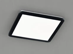 Trio Leuchten LED Deckenleuchte CAMILLA Schwarz Matt Mit Switch Dimmer, Eckig IP44 -Licht Verkoop led deckenleuchte camilla schwarz matt mit switch 1 11