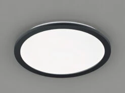 Trio Leuchten LED Deckenleuchte CAMILLA Schwarz Matt Mit Switch Dimmer, Ø 40cm IP44 11 Trio Leuchten LED Deckenleuchte CAMILLA Schwarz Matt Mit Switch Dimmer, Ø 40cm IP44 -Licht Verkoop led deckenleuchte camilla schwarz matt mit switch 1 2