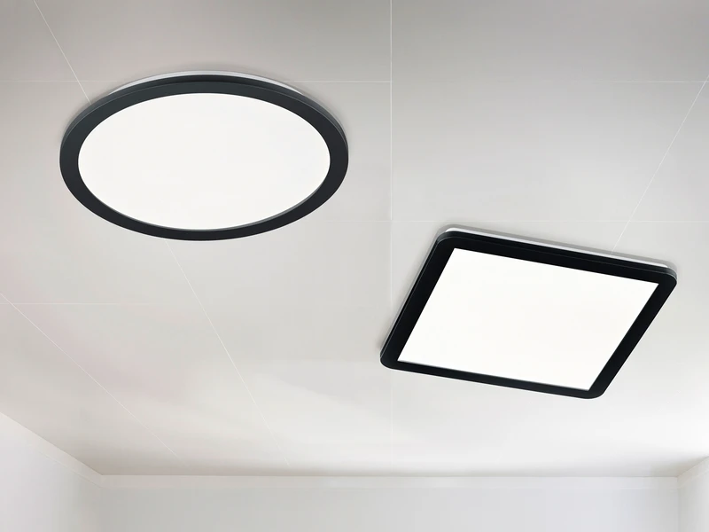 Trio Leuchten LED Deckenleuchte CAMILLA Schwarz Matt Mit Switch Dimmer, Ø 40cm IP44 6 Trio Leuchten LED Deckenleuchte CAMILLA Schwarz Matt Mit Switch Dimmer, Ø 40cm IP44 – Bild 6