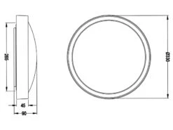 Trio Leuchten LED Deckenleuchte CLARIMO In Grau Titanfarben Ø 33cm, IP44 - Badlampen -Licht Verkoop led deckenleuchte clarimo in grau titanfarben 33cm 7