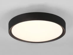 Trio Leuchten LED Deckenleuchte CLARIMO In Schwarz Matt Ø 33cm, IP44 - Badlampen -Licht Verkoop led deckenleuchte clarimo in schwarz matt 33cm ip4 2