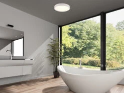 Trio Leuchten LED Deckenleuchte CLARIMO In Weiß Ø 33cm, IP44 - Badlampen -Licht Verkoop led deckenleuchte clarimo in weiss 33cm ip44 badla 4