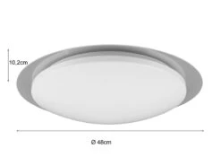 Trio Leuchten LED Deckenleuchte FRODENO Fernbedienung Dimmbar Sternenhimmel Farbwechsel Ø48cm -Licht Verkoop led deckenleuchte frodeno fernbedienung dimmbar st 11