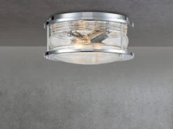 MeineWunschleuchte LED Deckenleuchte In Chrom Für Badezimmer & Wohnraum, Ø30,5cm -Licht Verkoop led deckenleuchte in chrom fuer badezimmer wohnrau 2