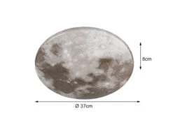 Reality Leuchten LED Deckenleuchte MOONIKA Mondcover In Weiß Ø37cm, IP44 Badlampe -Licht Verkoop led deckenleuchte moonika mondcover in weiss 37cm 1 3