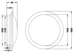Trio Leuchten LED Deckenleuchte UMBERTO In Chrom Ø 29cm, IP44 - Badlampen -Licht Verkoop led deckenleuchte umberto in chrom 29cm ip44 badla 6