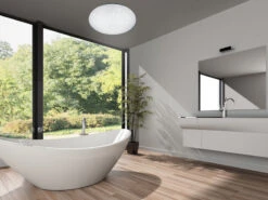 Trio Leuchten LED Sternenhimmel Deckenleuchte 2er Set Weiß Ø 37cm, IP44 - Badlampen -Licht Verkoop led sternenhimmel deckenleuchte 2er set weiss 37cm 4