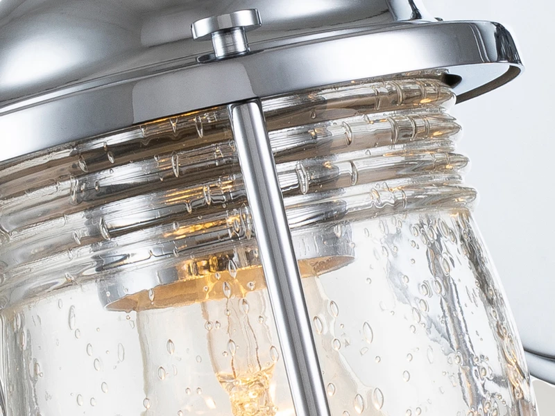 MeineWunschleuchte LED Wandlaterne In Chrom Für Badezimmer & Wohnraum, Höhe 21cm 9 MeineWunschleuchte LED Wandlaterne In Chrom Für Badezimmer & Wohnraum, Höhe 21cm – Bild 9