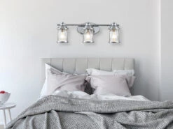 MeineWunschleuchte LED Wandleuchte In Chrom Für Badezimmer & Wohnraum, Breite 61cm -Licht Verkoop led wandleuchte in chrom fuer badezimmer wohnraum 1 12