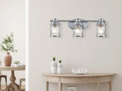 MeineWunschleuchte LED Wandleuchte In Chrom Für Badezimmer & Wohnraum, Breite 61cm -Licht Verkoop led wandleuchte in chrom fuer badezimmer wohnraum 1 13