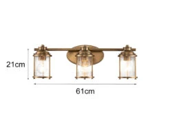 MeineWunschleuchte LED Wandleuchte In Messing Für Badezimmer & Wohnraum, Breite 61cm -Licht Verkoop led wandleuchte in messing fuer badezimmer wohnrau 29