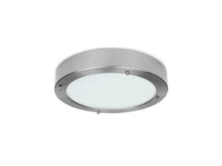 Smartwares Moderne 12 Watt LED Deckenleuchte Fürs Bad Aus Gebürstetem Stahl & Glas, IP44 -Licht Verkoop moderne 12 watt led deckenleuchte fuers bad aus ge 2