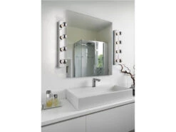 Trio Leuchten Retro Badezimmer Wandleuchte THEATRO In Chrom 55cm - Spiegelleuchte -Licht Verkoop retro badezimmer wandleuchte theatro in chrom 55cm 5