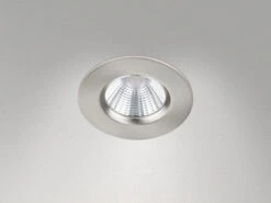 Trio Leuchten Runder LED Deckeneinbaustrahler ZAGROS Dimmbar In Silber Matt, IP65 -Licht Verkoop runder led deckeneinbaustrahler zagros dimmbar in 1 20