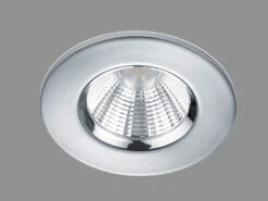 Trio Leuchten Runder LED Deckeneinbaustrahler ZENIA Dimmbar In Chrom, IP65 -Licht Verkoop runder led deckeneinbaustrahler zenia dimmbar in c 2