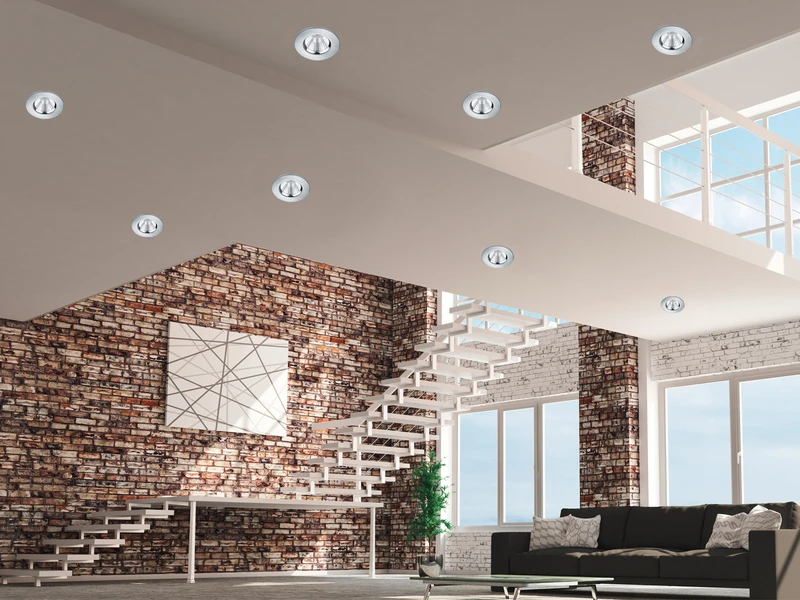 Trio Leuchten Runder LED Deckeneinbaustrahler ZENIA Dimmbar In Schwarz, IP65 7 Trio Leuchten Runder LED Deckeneinbaustrahler ZENIA Dimmbar In Schwarz, IP65 – Bild 7