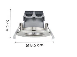 Trio Leuchten Runder LED Einbaustrahler Decke 4er Set Dimmbar In Silber Matt, IP65 11 Trio Leuchten Runder LED Einbaustrahler Decke 4er Set Dimmbar In Silber Matt, IP65 -Licht Verkoop runder led einbaustrahler decke 4er set dimmbar in 13