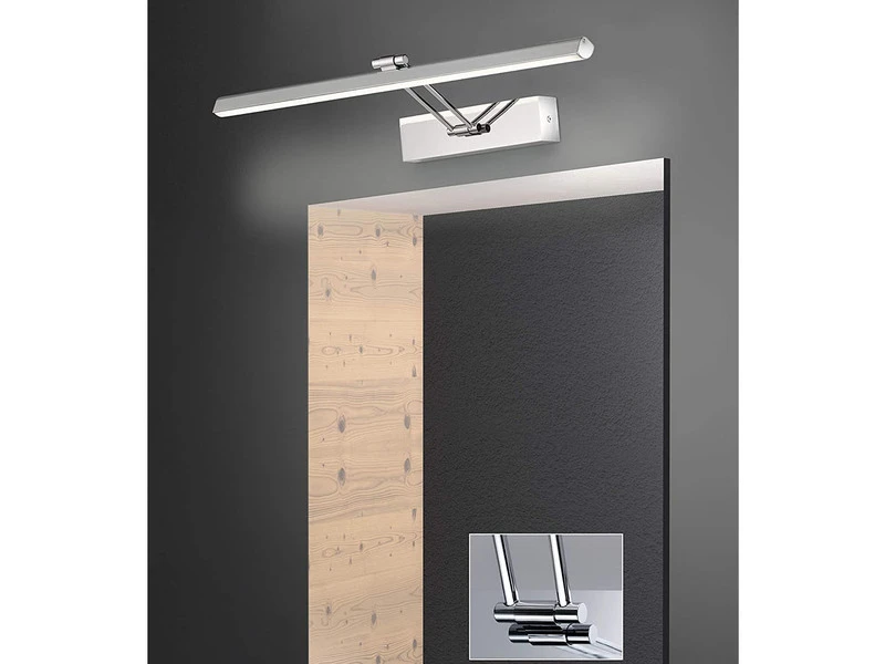 Fischer & Honsel Schwenkbare LED Badlampe BAABE 60cm, Spiegellampe - Wandleuchte - Bilderlampe 1 Fischer & Honsel Schwenkbare LED Badlampe BAABE 60cm, Spiegellampe - Wandleuchte - Bilderlampe