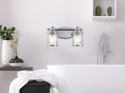 KICHLER Wandleuchte ASHLAND BAY In Chrom Für Badezimmer & Wohnraum, Breite 36cm 16 KICHLER Wandleuchte ASHLAND BAY In Chrom Für Badezimmer & Wohnraum, Breite 36cm -Licht Verkoop wandleuchte ashland bay in chrom fuer badezimmer w 14