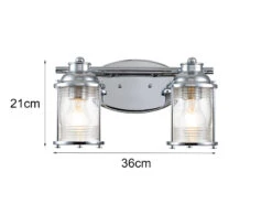 KICHLER Wandleuchte ASHLAND BAY In Chrom Für Badezimmer & Wohnraum, Breite 36cm 20 KICHLER Wandleuchte ASHLAND BAY In Chrom Für Badezimmer & Wohnraum, Breite 36cm -Licht Verkoop wandleuchte ashland bay in chrom fuer badezimmer w 18