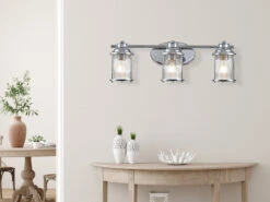 KICHLER Wandleuchte ASHLAND BAY In Chrom Für Badezimmer & Wohnraum, Breite 61cm -Licht Verkoop wandleuchte ashland bay in chrom fuer badezimmer w 25